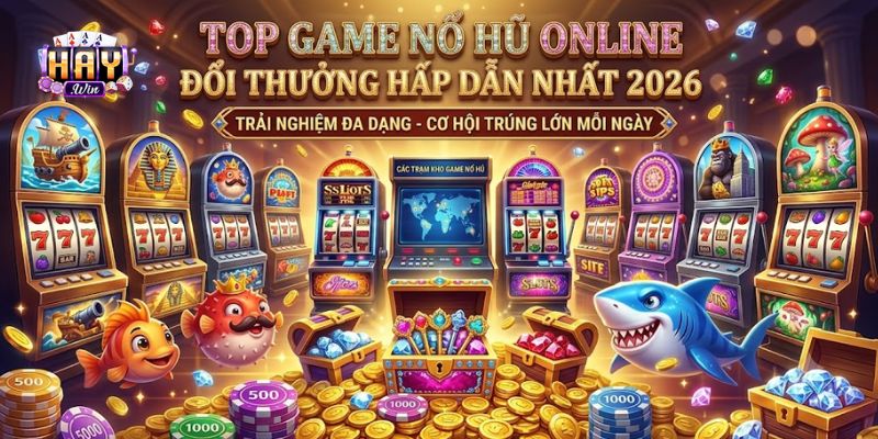 Top game nổ hũ online đổi jackpot được yêu thích tại Haywin